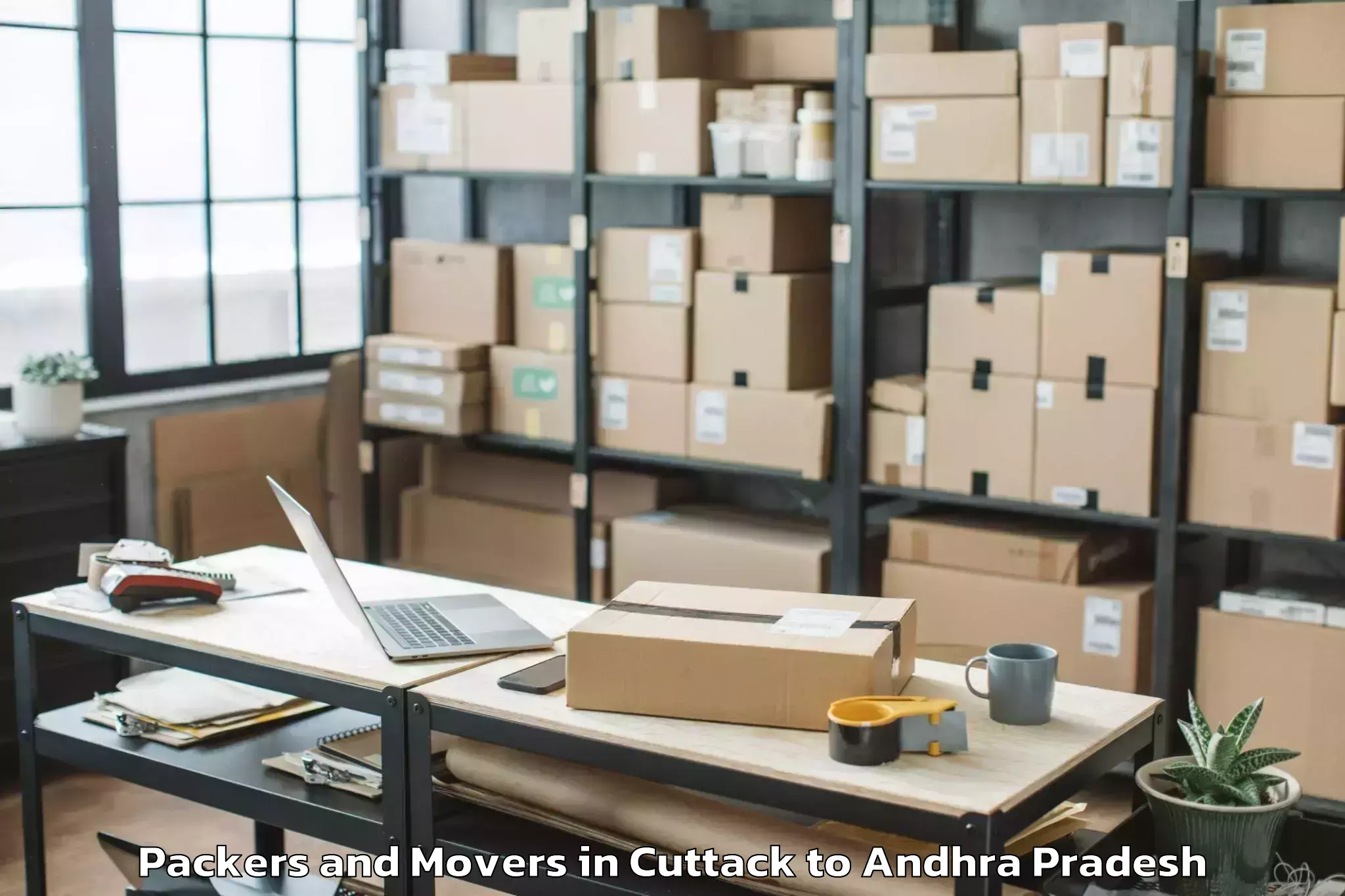 Quality Cuttack to Avanigadda Packers And Movers